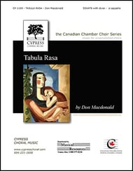 Tabula Rasa SSAATB choral sheet music cover Thumbnail
